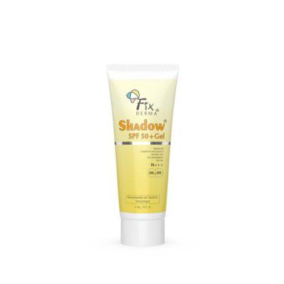 Fixderma Shadow Sunscreen SPF 50+ Gel PA+++ For Oily Skin, Body & Face, Broad Spectrum For Uva & Uvb Protection For Unisex, Non Greasy & Water Resistant, 15g (Pack of 1)