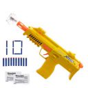 FizBiz 2 in 1 X-Shot Blaster Toy Gun with Jelly Shots Ball Bullets(Approx. 200 Balls) & 10 Soft Foam Dart Bullets, Safe and Long Range Shooting Gun for Boys & Kids Yellow...