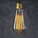 fizzytech E27 Base 230 Lumens Antique Vintage Edison Glass Bulb With Squirrel Cage Filament (Amber, S64 40 Watt), LED...