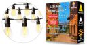 fizzytech Outdoor String Lights 10 Meter 20 1 Watt Shatterproof Bulb Holder Lights Waterproof Connectable Hanging Light...