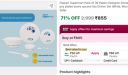 Fk Min Loot : Flipkart Supermart Pack of 36 Plastic Designer Dinner Set