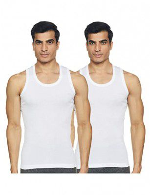 FL7 Mens Solid Vest (Pack of 2)