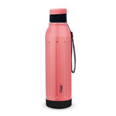Flair Arrow PP Inner Insulated Steel Bottle (620 ml, Pink)