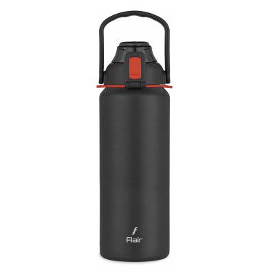Flair Bolt Insulated Steel Bottle (1200 ml,Black)