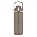 Flair Bolt Insulated Steel Bottle | Upto 24 Hours Hot & Cold(1200 ml,Brown)...
