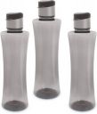 FLAIR Sleek Bottle With Fliptop Pet Grey 1000 ml Bottle (Pack of 3, Multicolor, PET)...