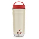 Flair SMAASH Mug Insulated Steel Bottle | Upto 24 Hours Hot & Cold (600 ml,White)...