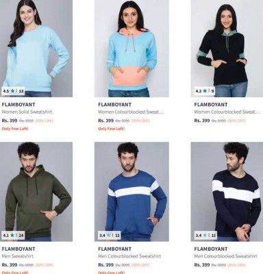 Upto 90% OFF - Flamboyant Sweatshirts And Hoodies