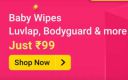 Flash Sale [1pm to 2 pm] | Baby Wipes at 99...