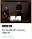 Myntra Insiders : Flat ₹300 Off on INVICTUS Products Using 150 SuperCoins...