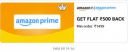 Amazon Prime: Flat ₹500 CashBack on ₹1499 Subscription...