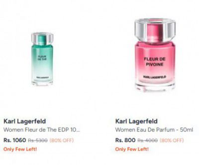Flat 80% OFF - Karl Lagerfeld Perfumes 