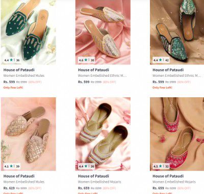 Flat 80% Off On House Of Pataudi Flats | For Women
