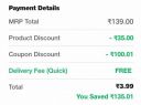 Jiomart Loot :  FLAT Rs.100 OFF On Minimum Rs 100 order...
