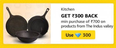 Flat Rs.300 on Indus Valley Products - Min Order Value Rs.700