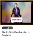 Flat Rs.500 off on Dressberry Clothing Against 250 Supercoins...