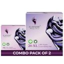 Flawsome 100% Organic Sanitary Pads | (Liner -30 Pads-30, XL)...