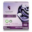 Flawsome Sanitary Pads for Women L | (Pack of 10, Eco-Friendly)...