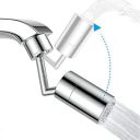 FLEXI MADHAV™ Universal Splash Filter Faucet 720 Rotating Faucet Extender Aerator Non-Splashing Swivel Sink Faucet Head with 2 Water Outlet Modes ...