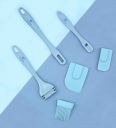 Flexible Green Silicone (Set of 3) Spatula...