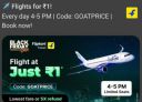 Flipkart : Flight Booking at ₹1...