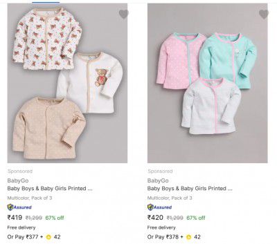 Flipkart : Babygo Kids T Shirts Starts At Rs 324