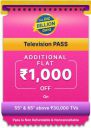 Flipkart BBD Sale Pass At Rs 99 (Extra ₹1000 Off on  55" & 65" TVs)...