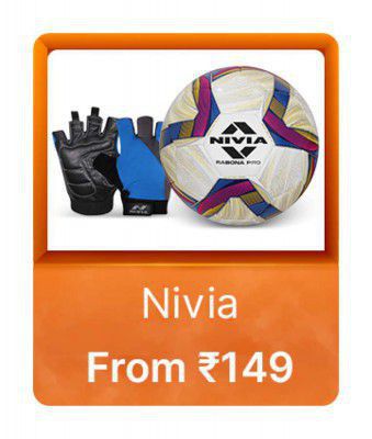 Flipkart Big Billion Days Nivia Offer: Nivia Sports Products From Rs. 149/- 