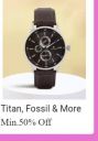 Flipkart Big Billion Days Fossil offer: upto 50% off on Wrist Watches...