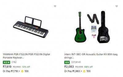 Flipkart : Branded Keyboards Upto 68% Off 