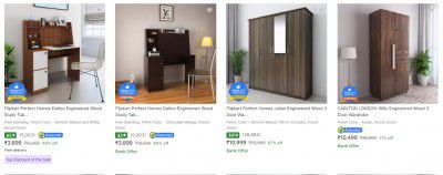 Flipkart Brands Furniture Upto 71% Off