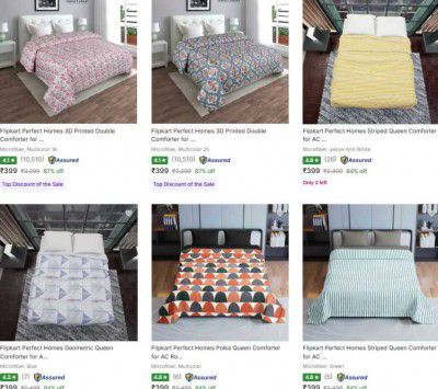 Flipkart Perfect Homes Blankets Start At Rs 284