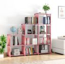 Flipkart Perfect Homes Studio Metal Open Book Shelf (Finish Color - Printed Pink, DIY(Do-It-Yourself))...