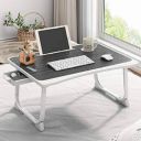 Flipkart Perfect Homes Studio Wood Portable Laptop Table  (Finish Color - Black, DIY(Do-It-Yourself))...