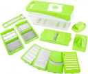 Flipkart SmartBuy 14 in 1 Quick Dicer Vegetable & Fruit Grater & Slicer  (1 Main Unit With Container, 3 in 1 Multi Veg Peeler  ...