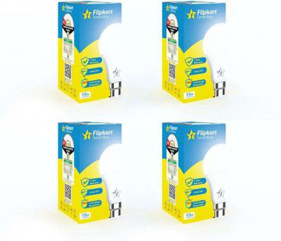 Flipkart SmartBuy 15 w Basic Round B22 LED Bulb (White, Pack of 4)