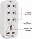 Flipkart SmartBuy 3 + 1 Multiplug with LED Indicator, 4 Universal sockets...