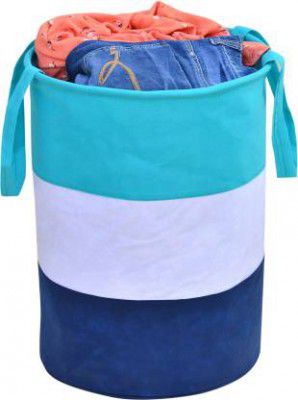 Flipkart SmartBuy 45 L Green, White, Blue Laundry Bag (Non-Woven)