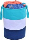 Flipkart SmartBuy 45 L Green, White, Blue Laundry Bag (Non-Woven)...