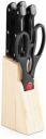 Flipkart SmartBuy 5 Pc Stainless Steel Knife Set Lavish combo Of 4 Multipurpose knife & Scissor With Wooden Stand...