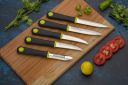 Flipkart SmartBuy 5 Pc Stainless Steel Knife Set Premium Stainless With Soft Grip 4 Knife & 1 Peeler Set (Pack Of 5)...