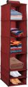 Flipkart SmartBuy 6 Tiers Clothes Hanging Organizer, Wardrobe for Regular Garments, Shoes Storage Cupboard, Accessories Organizer...