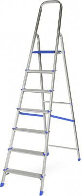 Flipkart SmartBuy 7 Step (6+1) Aluminium Ladder  (With Platform)