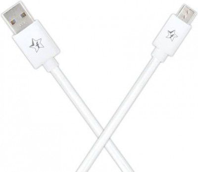 Flipkart SmartBuy AMRPB1M01 1 m Micro USB Cable  (Compatible with Mobile Laptop Tablet White One Cable)