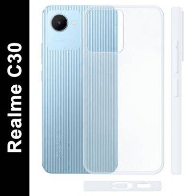 Flipkart SmartBuy Back Cover for Realme C30  (Transparent, Silicon)