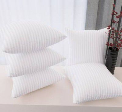 Flipkart SmartBuy Back Microfibre Stripes Cushion Pack of 5 