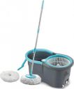 Flipkart SmartBuy Easy To Clean Floor Magic Bucket 2 Absorbers,Wet and Dry Mop Set (Grey, Blue)...
