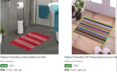 Flipkart Smartbuy Home Furnishing Upto 92% Off
