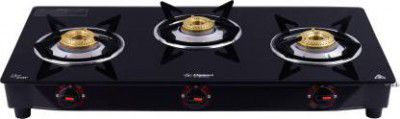 Flipkart SmartBuy Imperio 3 Burners Glass Manual Gas Stove  