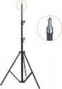 Flipkart SmartBuy Lightweight & Portable 7 Feet Aluminum Alloy Single Stand For Videos|Photo Tripod  (Black, Supports Up to 10000 g)...